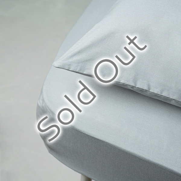 2 Piece Istanbul Single Fitted Sheet Set 120 x 200 + 30 Cm - Grey