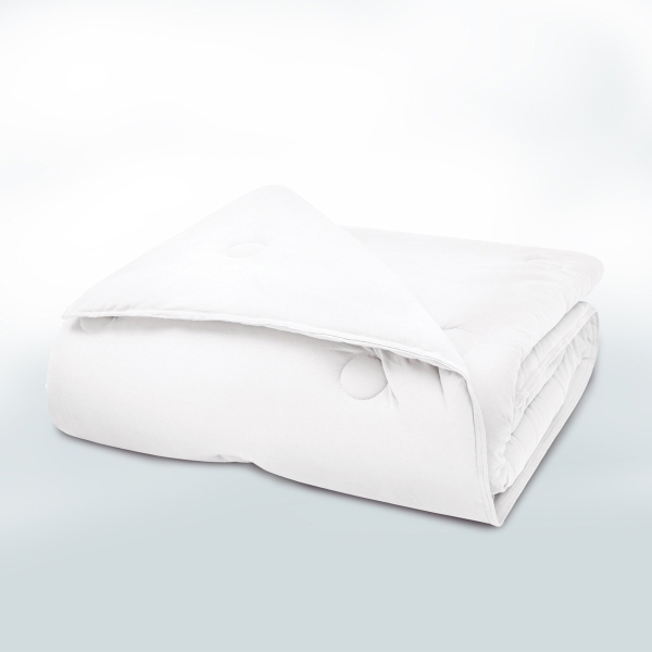 Lupa Soft Combed Cotton Double Quilt 195 x 215 cm ( 300 gr/m2 ) - White