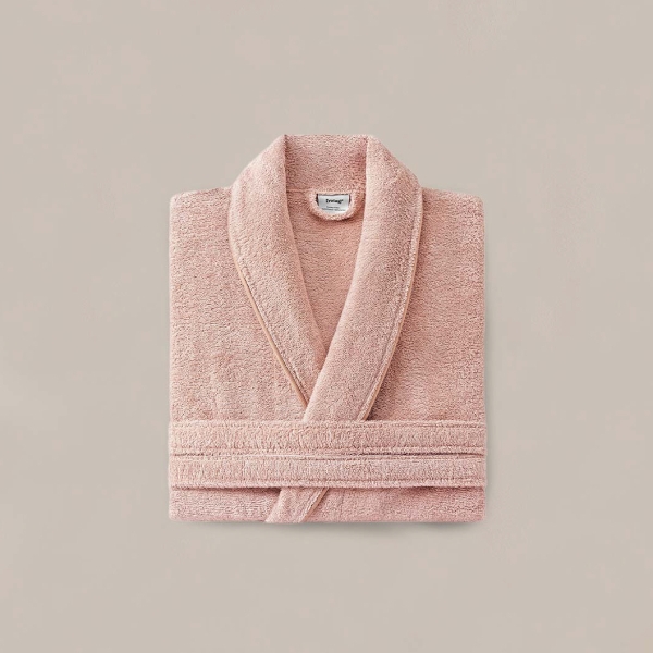 Essentials Cotton Bathrobe L/XL - Powder