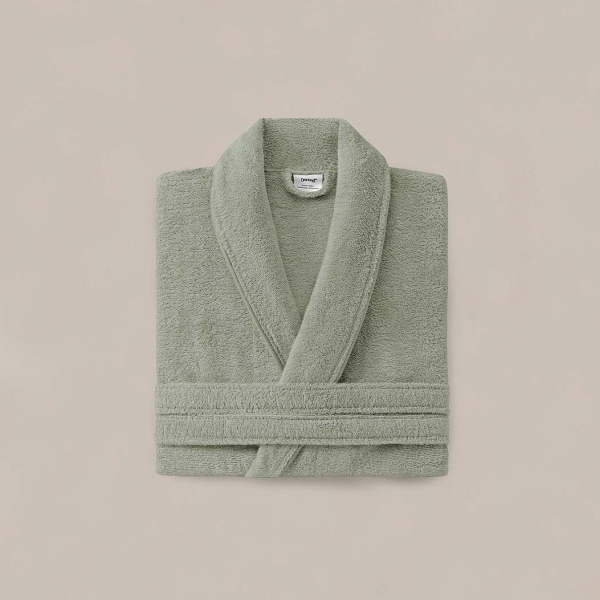 Essentials Cotton Bathrobe L/XL - Nile Green