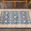 Rome Floritta 120 x 180 cm Zymta Winter Carpet - Navy Blue / Pink / Yellow / Light Beige