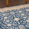 Rome Floritta 120 x 180 cm Zymta Winter Carpet - Navy Blue / Pink / Yellow / Light Beige
