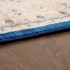 Rome Floritta 120 x 180 cm Zymta Winter Carpet - Navy Blue / Pink / Yellow / Light Beige