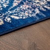 Rome Ottoman 120 x 180 cm Zymta Winter Carpet - Navy Blue / Light Beige / Orange / Yellow