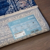 Rome Ottoman 120 x 180 cm Zymta Winter Carpet - Navy Blue / Light Beige / Orange / Yellow