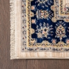 Rome Floritta 120 x 180 cm Zymta Winter Carpet - Navy Blue / Salmon / Yellow / Grey
