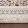 Rome Floritta 120 x 180 cm Zymta Winter Carpet - Navy Blue / Salmon / Yellow / Grey