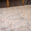 Rome Autumn 120 x 180 cm Zymta Winter Carpet - Light Brown / Navy Blue / Salmon / Yellow