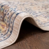 Rome Autumn 120 x 180 cm Zymta Winter Carpet - Light Brown / Navy Blue / Salmon / Yellow