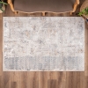 Tokyo Mottled 120 x 180 cm Zymta Winter Carpet - Dark Beige / Ecru / Grey / Light Orange