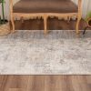 Tokyo Mottled 120 x 180 cm Zymta Winter Carpet - Dark Beige / Ecru / Grey / Light Orange