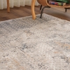 Tokyo Mottled 120 x 180 cm Zymta Winter Carpet - Dark Beige / Ecru / Grey / Light Orange