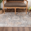 Tokyo Mylta 120 x 180 cm Zymta Winter Carpet - Beige / Grey / Ecru / Light Orange