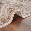 Tokyo Daisy 120 x 180 cm Zymta Winter Carpet - Ecru / Brown / Beige / Grey