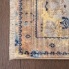 Rome Frost 120 x 180 cm Zymta Winter Carpet - Grey / Navy Blue / Yellow / Light Brown
