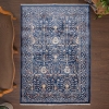 Rome North Pole 300 x 400 cm Zymta Winter Carpet - Navy Blue / Light Beige / Blue / Salmon