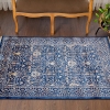 Rome North Pole 300 x 400 cm Zymta Winter Carpet - Navy Blue / Light Beige / Blue / Salmon