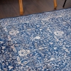 Rome North Pole 300 x 400 cm Zymta Winter Carpet - Navy Blue / Light Beige / Blue / Salmon