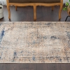Rome Braga 120 x 180 cm Zymta Winter Carpet - Light Beige / Salmon / Navy Blue / Blue