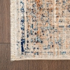 Rome Braga 120 x 180 cm Zymta Winter Carpet - Light Beige / Salmon / Navy Blue / Blue