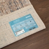 Rome Braga 120 x 180 cm Zymta Winter Carpet - Light Beige / Salmon / Navy Blue / Blue