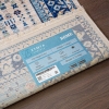 Rome Marina 160 x 240 cm Zymta Winter Carpet - Navy Blue / Blue / Light Beige / Pink