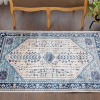 Rome Marina 300 x 400 cm Zymta Winter Carpet - Navy Blue / Blue / Light Beige / Pink