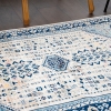 Rome Marina 300 x 400 cm Zymta Winter Carpet - Navy Blue / Blue / Light Beige / Pink
