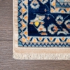 Rome Marina 300 x 400 cm Zymta Winter Carpet - Navy Blue / Blue / Light Beige / Pink