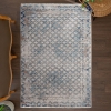 Rome Mini Lozenges 160 x 240 cm Zymta Winter Carpet - Light Beige / Turquoise / Orange / Grey