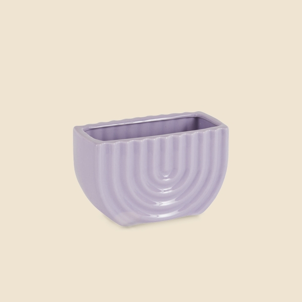 California Flower Pot 17.4 x 8 x 10.4 cm - Lilac