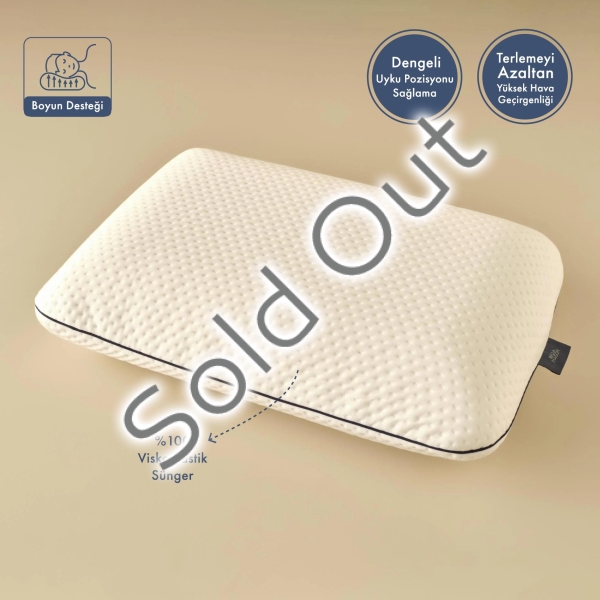 Relax Visco Pillow 60 x 40 x 13 cm - White