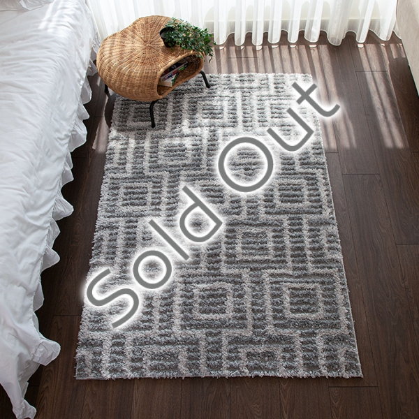 Bella Boxes 120 x 180 cm Zymta Winter Carpet - Dark Grey / Grey / Light Grey