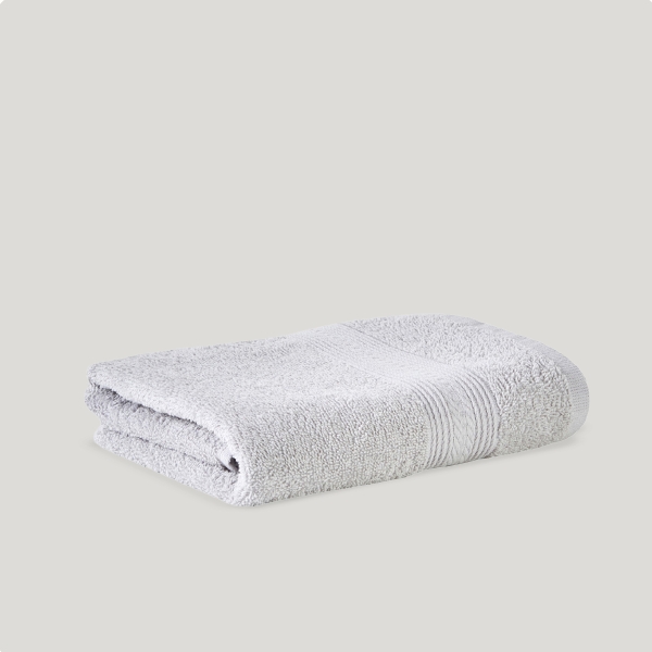 Soft Touch Cotton Face Towel 50 x 90 cm - Grey