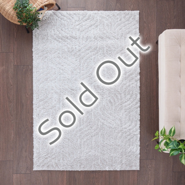 Bella Lilith 120 x 180 cm Zymta Winter Carpet - Grey / Light Grey