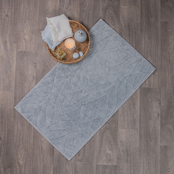 Azalea Elegant Bath Mat Set 60 x 100 cm - Grey