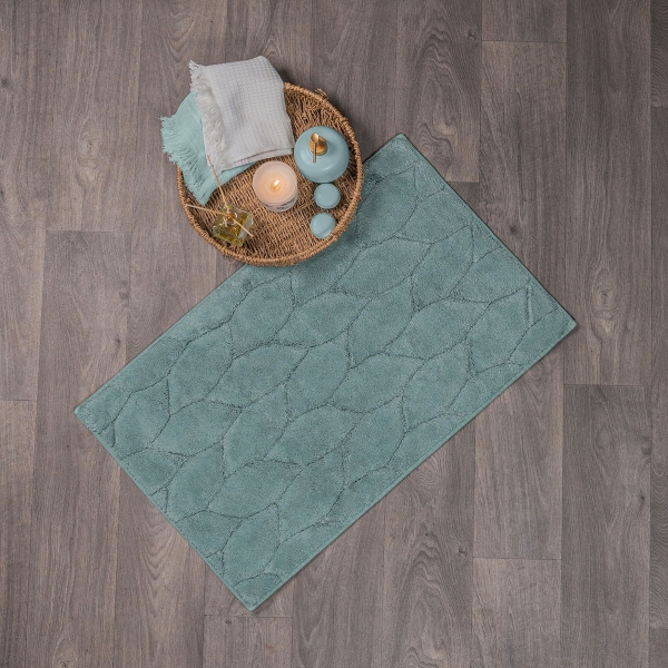 Lirio Elegant Bath Mat Set 50 x 80 cm - Green