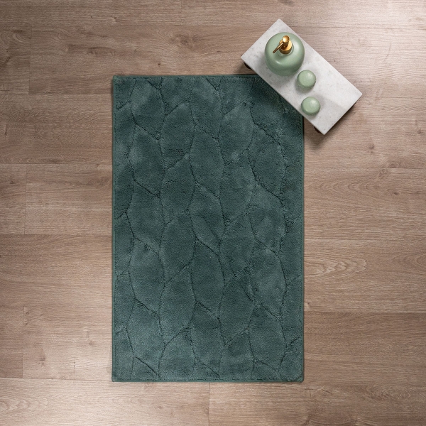 Lirio Elegant Bath Mat Set 50 x 80 cm - Green