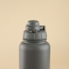Stainless Steel Water Bottle 1L Double Wall Insulated Bottles, BPA Free Vacuum Flask For Hot and Cold Water Leak Proof Wide Mouth for Office, School, Picnics, and All Age Range (Grey)