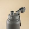 Stainless Steel Water Bottle 1L Double Wall Insulated Bottles, BPA Free Vacuum Flask For Hot and Cold Water Leak Proof Wide Mouth for Office, School, Picnics, and All Age Range (Grey)