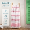 Lines 90 x 170 cm Beach Towel Cotton - Pink