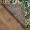 Art Floor Fantasy 120 x 180 cm Zymta Winter Carpet - Green / Blue / Ecru / Orange