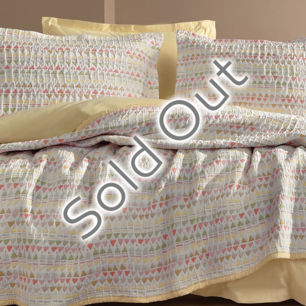 2 Pieces Akoni Single Jacquard Bedspread Set 160 x 240 cm - Pink