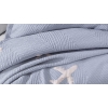 2 Pieces Chevron Single Jacquard Bedspread Set 160 x 240 cm - Blue