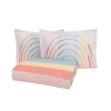 2 Pieces Elrod Single Jacquard Bedspread Set 160 x 240 cm - Pink