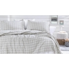 3 Pieces Agie Double Jacquard Bedspread Set 230 x 240 cm - Grey