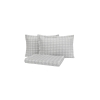 3 Pieces Agie Double Jacquard Bedspread Set 230 x 240 cm - Grey