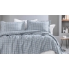 3 Pieces Agie Double Jacquard Bedspread Set 230 x 240 cm - Indigo