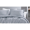 3 Pieces Agie Double Jacquard Bedspread Set 230 x 240 cm - Indigo
