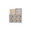 3 Pieces Kenneth Single Duvet Cover Set 160 x 220 cm - Beige